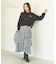 PLAID TIERED SKIRT