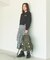 PLAID TIERED SKIRT