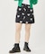 HEART PRINTED DENIM SKIRT