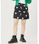 HEART PRINTED DENIM SKIRT