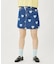 HEART PRINTED DENIM SKIRT