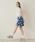 HEART PRINTED DENIM SKIRT