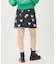 HEART PRINTED DENIM SKIRT