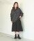 TULLE JACQUARD GATHERED SKIRT