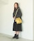 TULLE JACQUARD GATHERED SKIRT