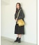 TULLE JACQUARD GATHERED SKIRT