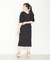 GATHERED SLEEVE DRESS
