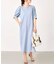 GATHERED SLEEVE DRESS