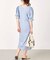 GATHERED SLEEVE DRESS