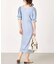 GATHERED SLEEVE DRESS