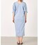 GATHERED SLEEVE DRESS