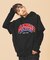CHENILLE LOGO LAYERED SWEAT HOODIE