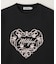 HEART AND ROSE L/S TEE
