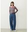 WIDE LEG DENIM PANTS