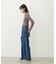 WIDE LEG DENIM PANTS
