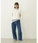 WIDE LEG DENIM PANTS