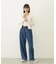 WIDE LEG DENIM PANTS