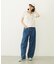 WIDE LEG DENIM PANTS