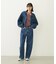 WIDE LEG DENIM PANTS