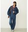 WIDE LEG DENIM PANTS