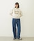 WIDE LEG DENIM PANTS