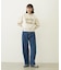 WIDE LEG DENIM PANTS