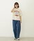 WIDE LEG DENIM PANTS