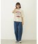 WIDE LEG DENIM PANTS