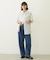 WIDE LEG DENIM PANTS