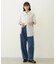WIDE LEG DENIM PANTS