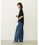 WIDE LEG DENIM PANTS
