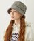 TWEED FRINGE BUCKET HAT