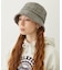 TWEED FRINGE BUCKET HAT