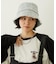 TWEED FRINGE BUCKET HAT