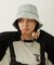 TWEED FRINGE BUCKET HAT