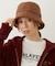 TWEED FRINGE BUCKET HAT