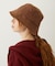 TWEED FRINGE BUCKET HAT