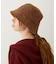 TWEED FRINGE BUCKET HAT