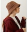 TWEED FRINGE BUCKET HAT