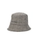 TWEED FRINGE BUCKET HAT