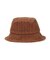 TWEED FRINGE BUCKET HAT