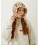 FLOWER KNIT BONNET
