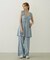 RUFFLE GATHERED DRESS