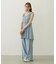 RUFFLE GATHERED DRESS