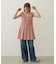 RUFFLE GATHERED DRESS