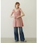 RUFFLE GATHERED DRESS