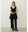 RUFFLE GATHERED DRESS