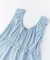 RUFFLE GATHERED DRESS