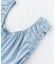RUFFLE GATHERED DRESS
