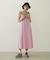BICOLOR BACK RIBBON CAMISOLE DRESS